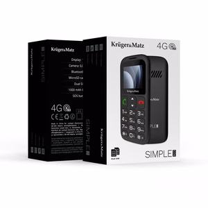 GSM telefonas vyresnio amžiaus žmonėms „Kruger&Matz Simple 923 4G“