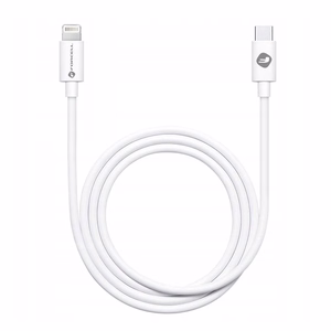 FORCELL C291 Kabelis C tipo į Lighninng PD 27W TUBE 1 m baltas