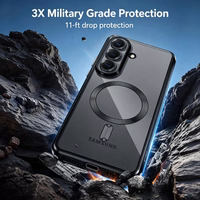 Tech-Protect MagFlex Dėklas for Samsung Galaxy S26+ - skaidrus juodas