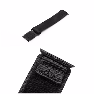 FORCELL F-DESIGN FA05 nailoninis dirželis APPLE Watch 38 / 40 / 41 mm juodas