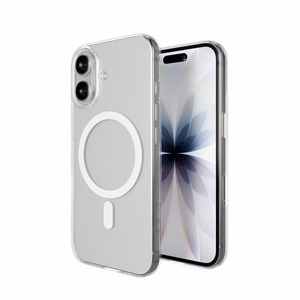 Puro 0.3 MAG itin plonas TPU dėklas telefonui suderinamas su Magnetiniu įkrovimu iPhone 17 - skaidrus