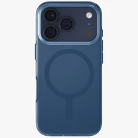 "Uniq Clario Magclick" įkrovimo dėklas "iPhone 17 Pro" - mėlynas