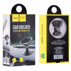 Automobilinis universalus telefono laikiklis Hoco CA9 magnetinis, juodas