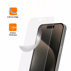 Vmax grūdintas stiklas 0.33mm skaidrus stiklas iPhone 12 / 12 Pro 6,1" matinis