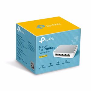 TP-Link TL-SF1005D valdomas Fast Ethernet (10/100) baltas