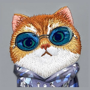 Nimmy Akiniai Kietas katinas dėklas telefonui iPhone 16 - pilkas