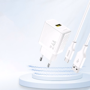 Dudao A23 2.4A USB-A įkroviklis – baltas