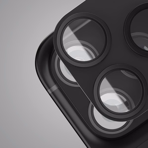 Etteri full camera lens guard for iPhone 17 Pro juodas