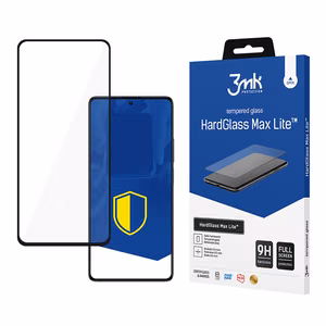 3mk HardGlass Max Lite juodas Grūdintas stiklas for Xiaomi Redmi Note 13 5G