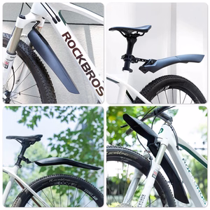 Rockbros FK-880 priekinis ir galinis dviračio purvasaugiai 24" dviračiams - juodi
