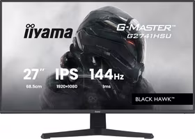 iiyama G-MASTER G2741HSU-B1 kompiuterio monitorius 68,6 cm (27") 1920 x 1080 pikseliai „Full HD“ Juoda