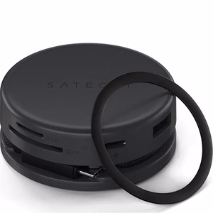 Adapteris HUB 7in1 USB C Satechi Multiport ST-POTG7C vidurnakčio juoda