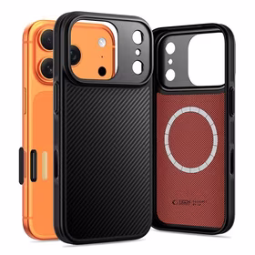 Tech-Protect Kevlar Aramid MagSafe dėklas iPhone 17 Pro Max juodas