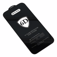 Tel Protect Full Glue 6D grūdintas stiklas Iphone 16 Pro/17 juodas - 10 rinkinys