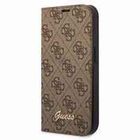 Guess GUBKP14XHG4SHW iPhone 14 Pro Max 6.7 "ruda / ruda knyga 4G Vintage Gold Logo