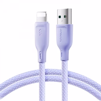 USB Laidas Joyroom "SA34-AL3" violetinis "Lightning" 100cm