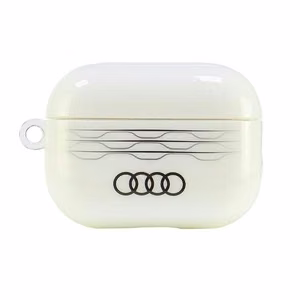 Audi IML geometrinis raštas dėklas AirPods Pro 2 - baltas