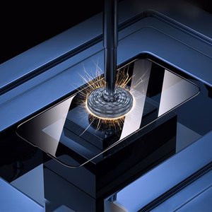 Borofone Apsauginis Stiklas BF6 Diamond Armor Pilnas Ekranas HD Iphone 16 Pro - 10 vienetų