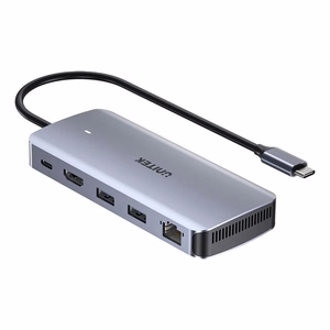 UNITEK aktyvus USB-C šakotuvas 10Gbps, M.2, HDMI, PD 100W