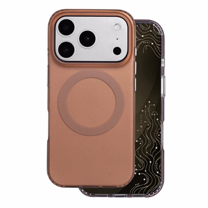 Tecto Shield Mistiq Mag dėklas, skirtas iPhone 17 Pro 6,3" / 18 Pro 6,3", rudas