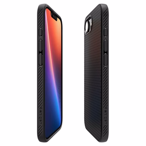 Spigen Liquid Air iPhone 16e dėklas - matinė juoda