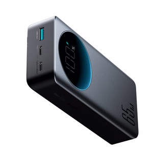 Joyroom JR-PBF05 Pro 30000mAh 65W Powerbank su Skaitmeniniu Ekranu 2x USB-C 1x USB-A - Juodas