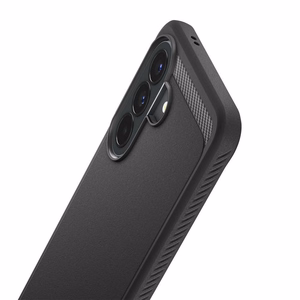 Spigen Rugged Armor dėklas Galaxy A57 5G matinis juodas