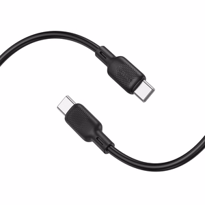 USB kabelis Borofone BX113 60W USB-C to USB-C 2.0m juodas