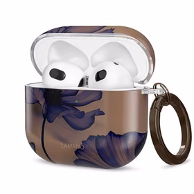 Tech-Protect Lamano deklas AirPods 4 - rudas ir violetinis