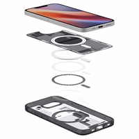 Spigen Ultra Hybrid Magnetinis dėklas telefonui iPhone 16e Zero One - juodas
