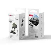 FORCELL F-GRIP IronSecure magnetinis automobilio laikiklis priekinio stiklo / prietaisų skydelio juodas