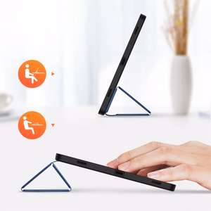 Dėklas Dux Ducis "Domo", skirtas Samsung X920/X926 (Tab S10 Ultra) X910/X916 (Tab S9 Ultra) X900/X906 (Tab S8 Ultra) mėlynas