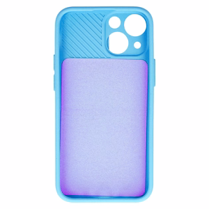 Dėklas telefonui Camshield Soft iPhone 14 Pro Max šviesiai mėlynas (m)