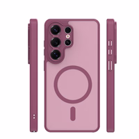 Mag Matt dėklas Samsung Galaxy S25 Ultra kaštoninė