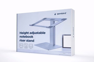 Gembird NBS-D1-02 nešiojamo kompiuterio stovas sidabrinis 39.6 cm (15.6")