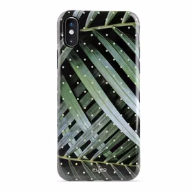 PURO Glam Tropical Leaves - dėklas iPhone Xs Max (Brilliant Leaves)