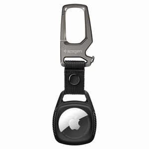 Spigen Rugged Armor dėklas skirtas Apple AirTag - matinis juodas