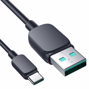Joyroom Multi-Color Series A14 USB-A / USB-C 3A кабель 1.2 m - чёрный