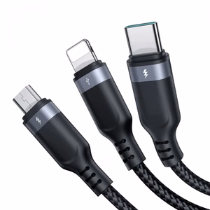 USB laidas Joyroom 3in1 / S-1T3018A18 juodas 120cm