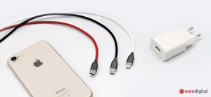 Silikoninis kabelis USB-Micro USB (juodas,2m)