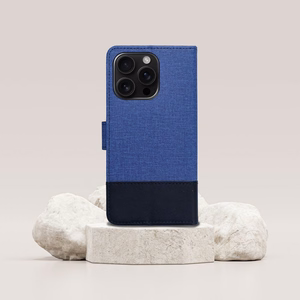 GOMMA Book dėklas telefonui IPHONE 17 mėlynas