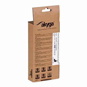 Akyga nešiojamojo kompiuterio maitinimo adapteris AK-ND-26 19.5V/4.62A 90W 4.5x3.0 mm + pin HP adapteris / keitiklis patalpoms juodas