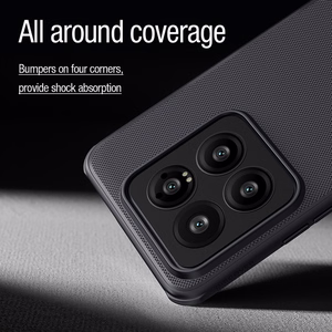 Nillkin Super Frosted Shield Pro Magnetinis dėklas telefonui Xiaomi 14 Pro - juodas