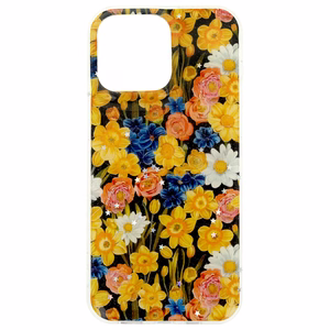 Glow Glam dėklas telefonui Xiaomi Redmi A5 Global (173,45 x 79,35 x 8,45) oranžinis