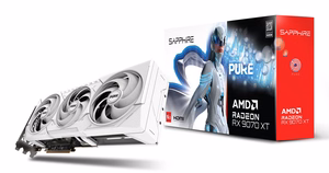 Sapphire PURE Radeon RX 9070 XT vaizdo plokštė, AMD, 16 GB GDDR6