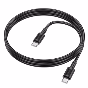 USB kabelis Borofone BX111 60W USB-C to USB-C 1.0m juodas