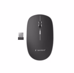 Pelė USB Optinis WRL JUODAS/Tylus MUSW-4BS-01 GEMBIRD