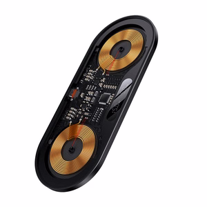 Двойное беспроводное зарядное устройство Baseus Digital LED Display Qi 20W