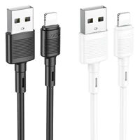 Kabelis USB A į Lightning Hoco 2,4A 1 m X83 juodas