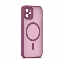 Mag Matt dėklas iPhone 12 6,1" kaštoninė